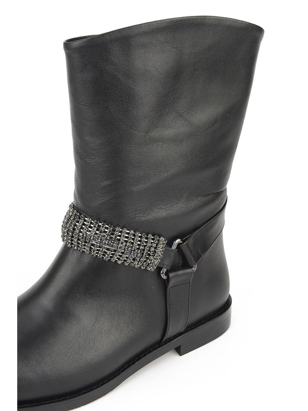 Kadın Hakiki Deri Çizme 1531030Z25110 Siyah-5