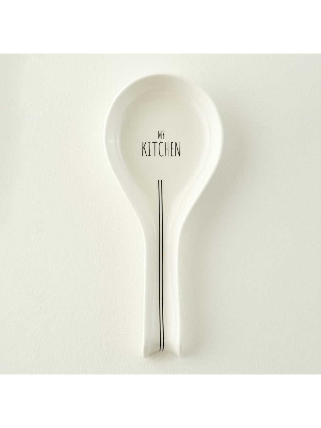 My Kitchen Porselen Kirli Kaşıklık Beyaz (24,4x11,2x2,4 cm)