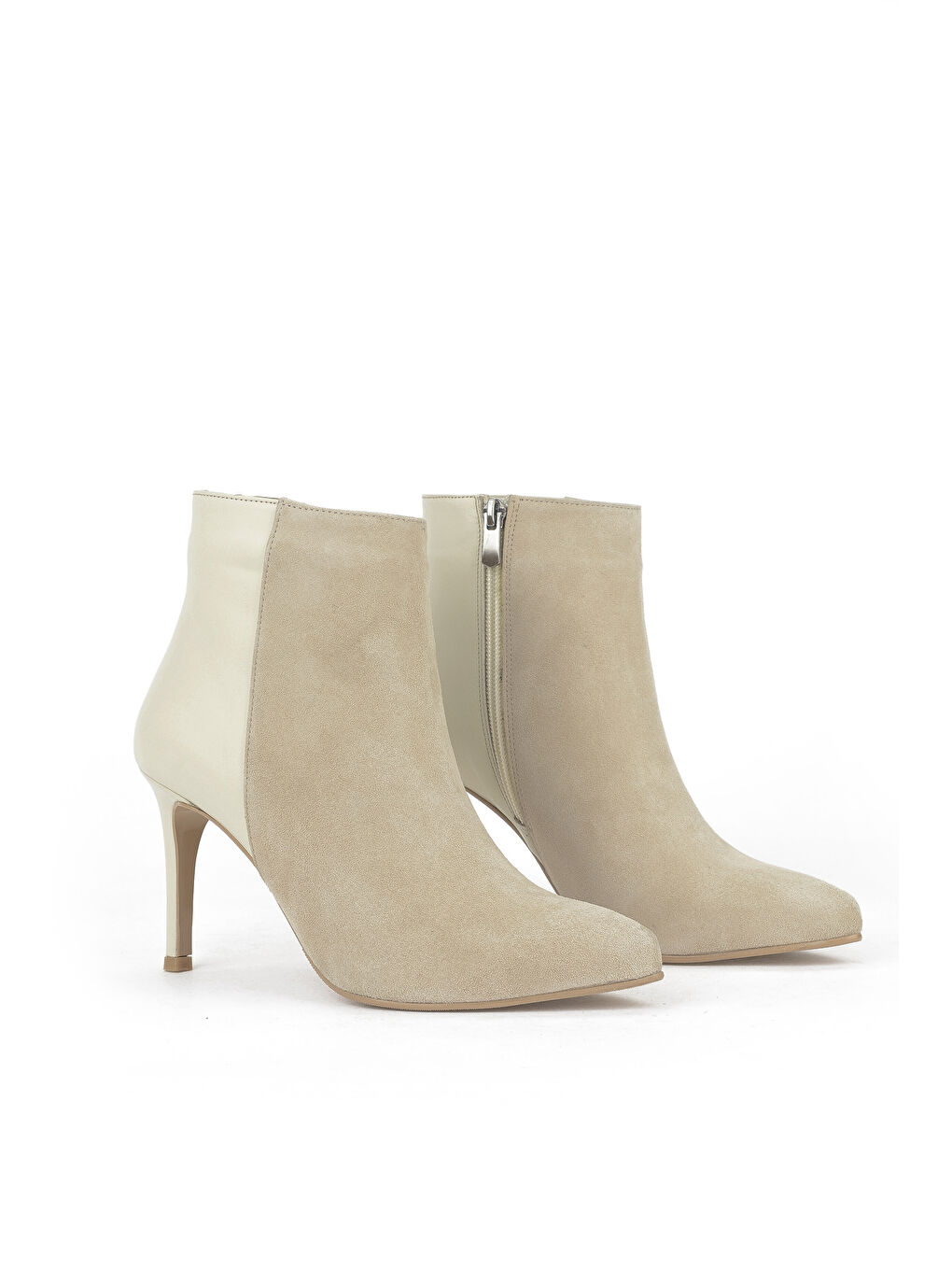 Bej Kadın Hakiki Deri Bot 1531030Z25104 Kum-1