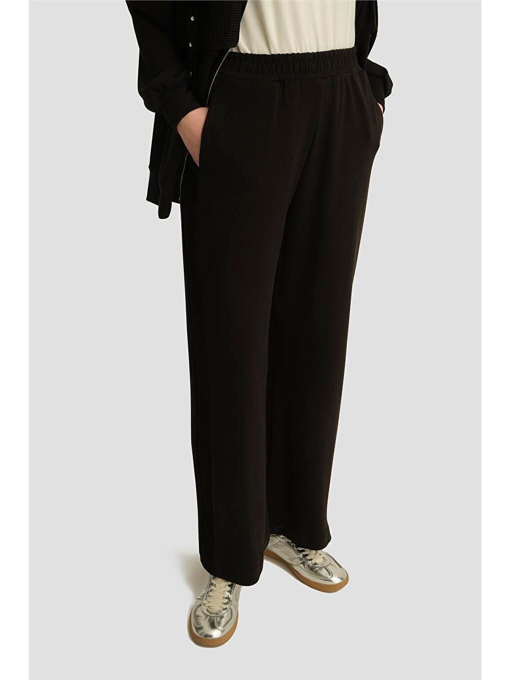 Modal Havuç Pantolon 25Yd4237-2 Siyah-2