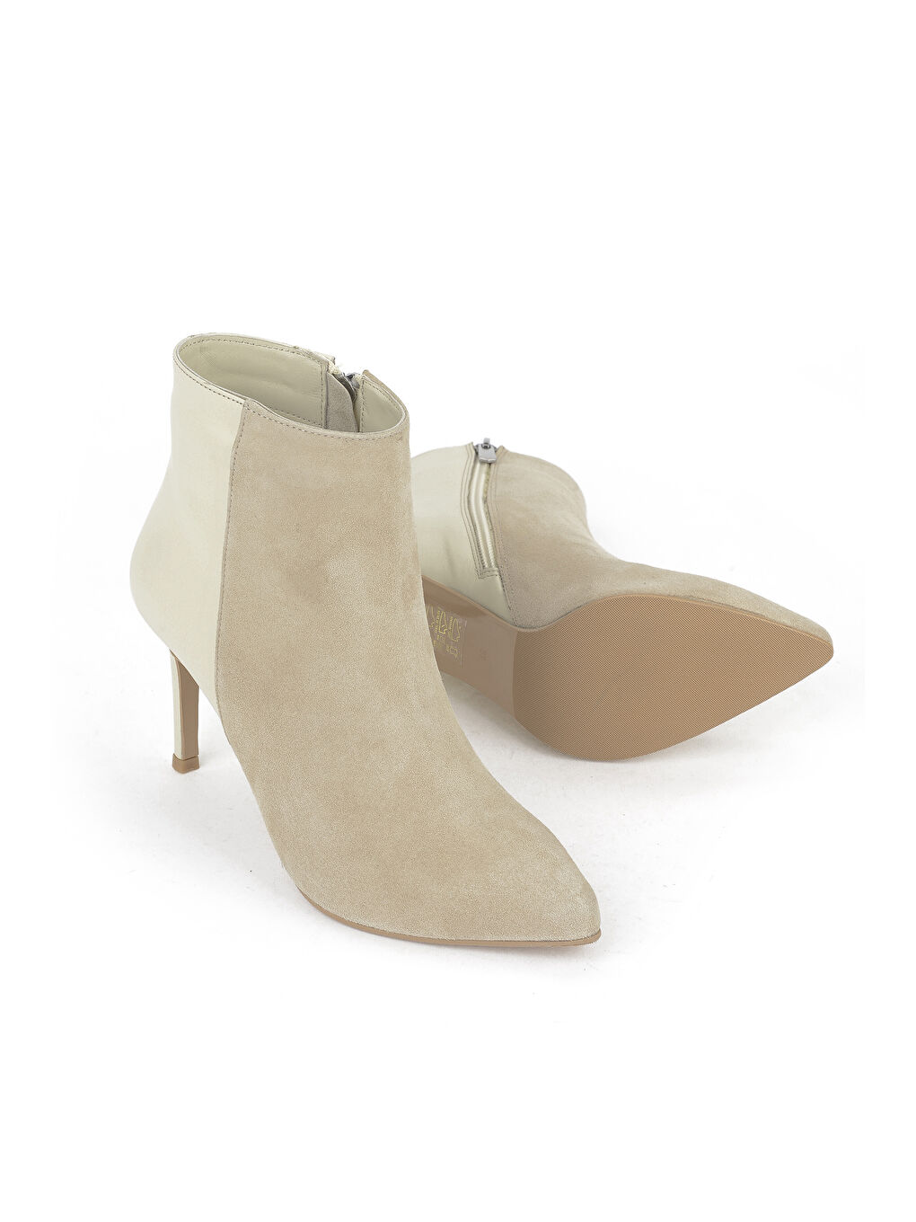 Bej Kadın Hakiki Deri Bot 1531030Z25104 Kum-3