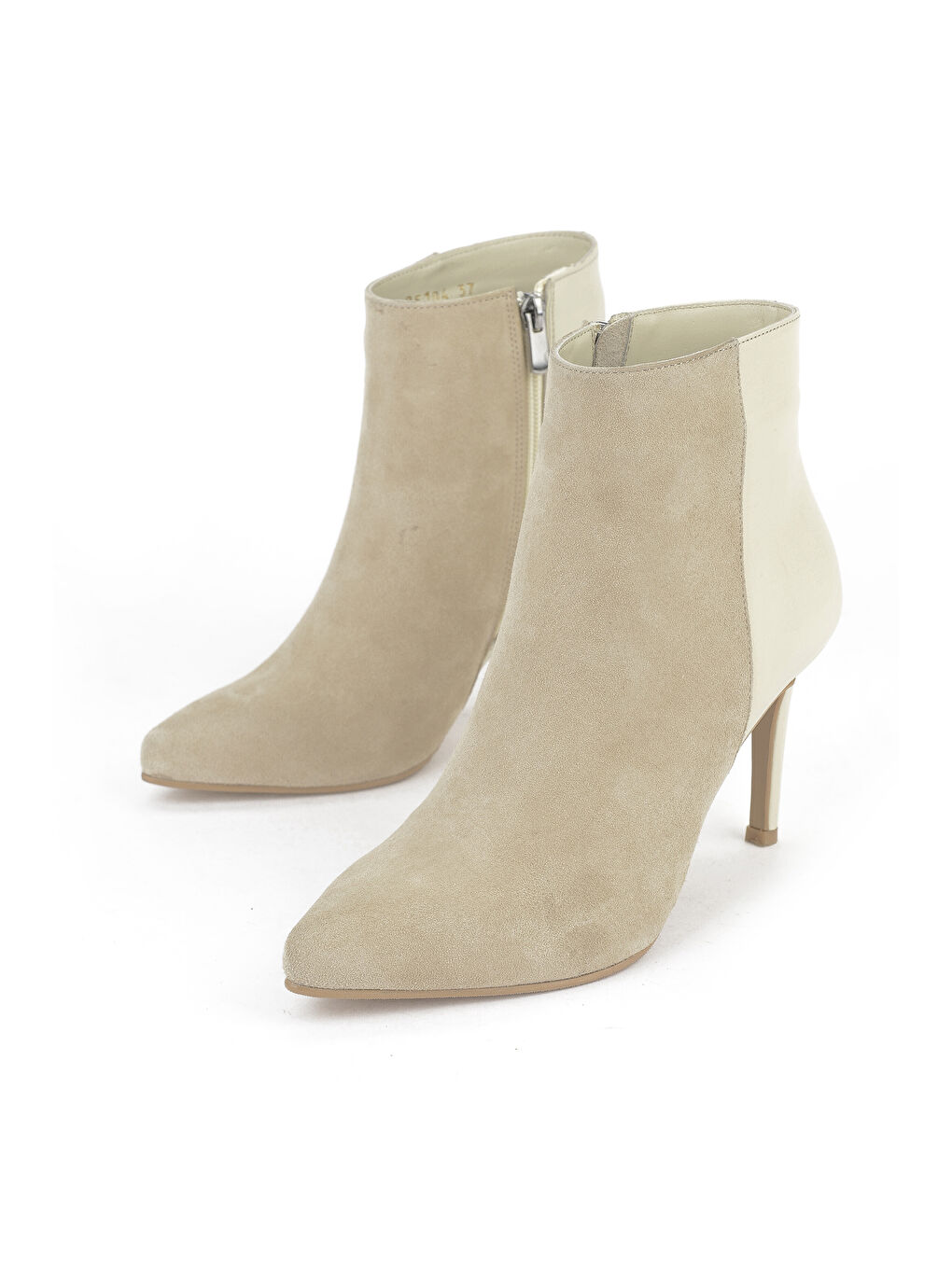 Bej Kadın Hakiki Deri Bot 1531030Z25104 Kum-4