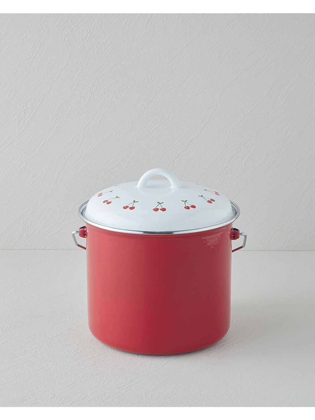 Cherry Dream Emaye Bakraç 20 cm Kırmızı-5