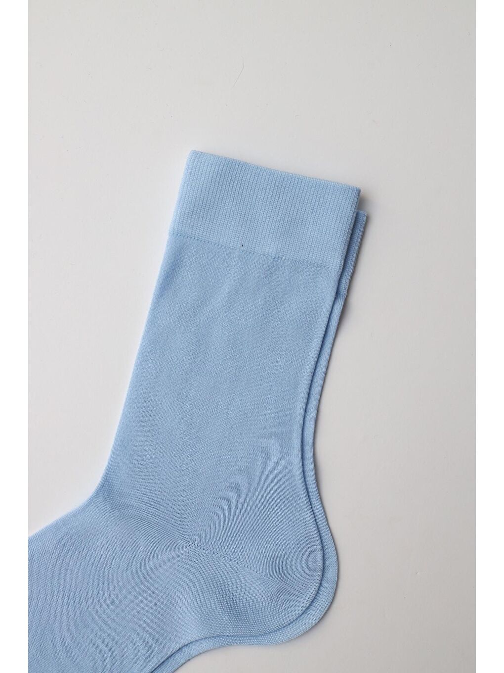 Merserize Erkek Soket Çorap Soft Mavi-1