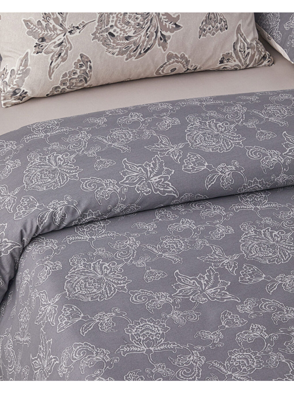 Curioleaf Pamuk Tek Kişilik Nevresim Takımı 160x220 cm Bej-6