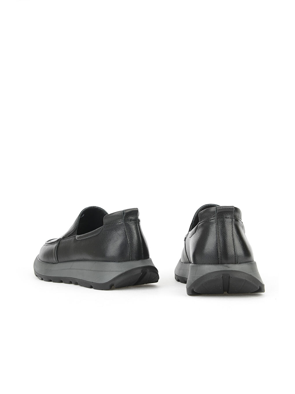 Erkek Hakiki Deri Konfor Ayakkabı 15310Z8082 Siyah-2