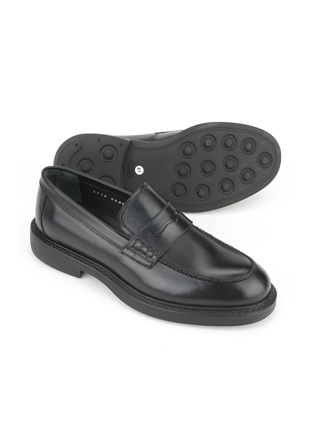 Erkek Hakiki Deri Ayakkabı 15350Z1112 Siyah-3