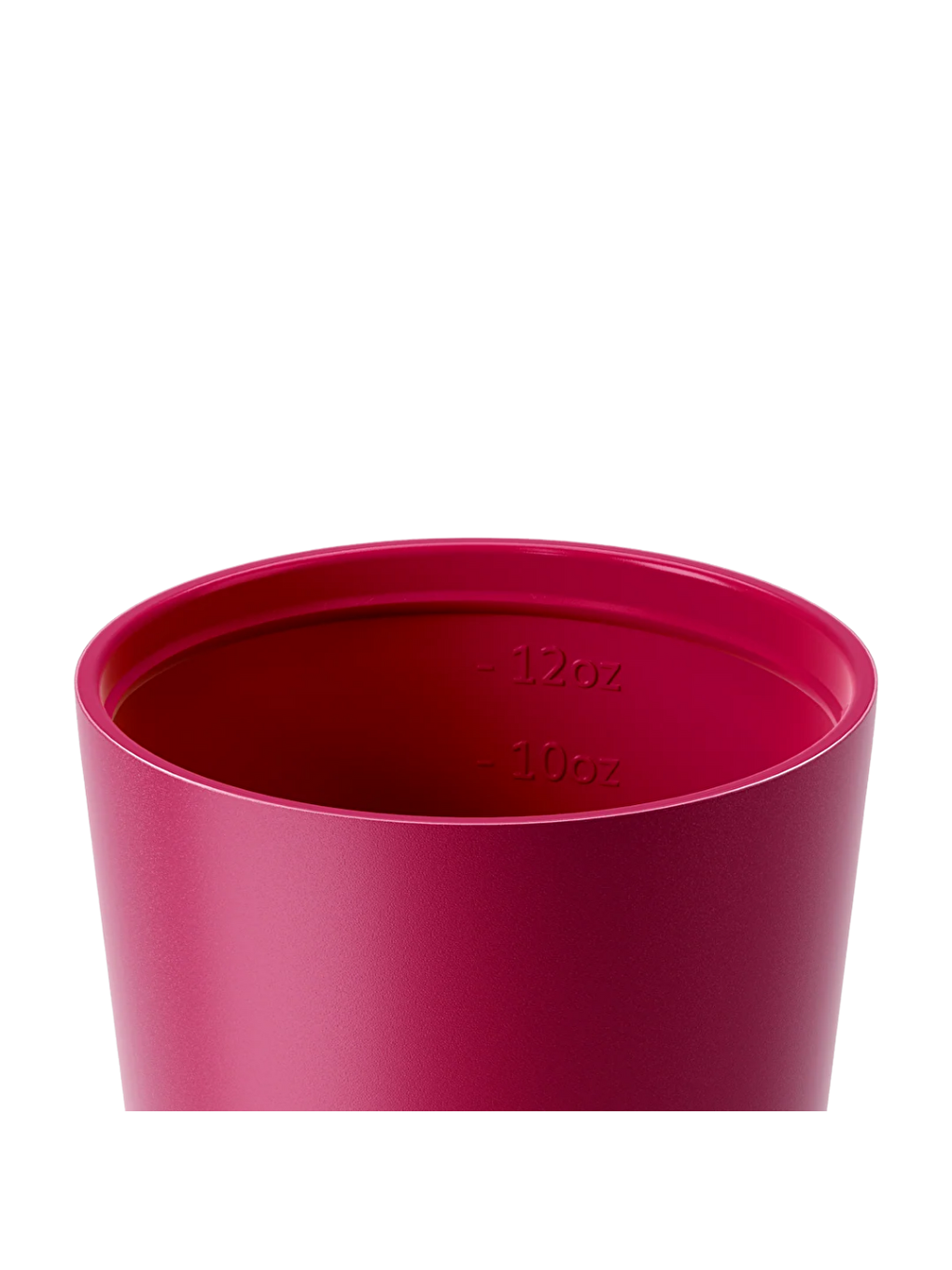 Kırmızı Camino İçi Seramik Çelik Kahve Bardağı Yalıtımlı Termal Kupa Mug 340 Ml-1