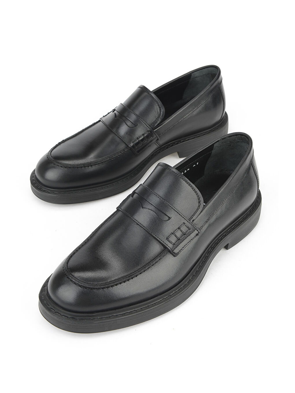 Erkek Hakiki Deri Ayakkabı 15350Z1112 Siyah-4