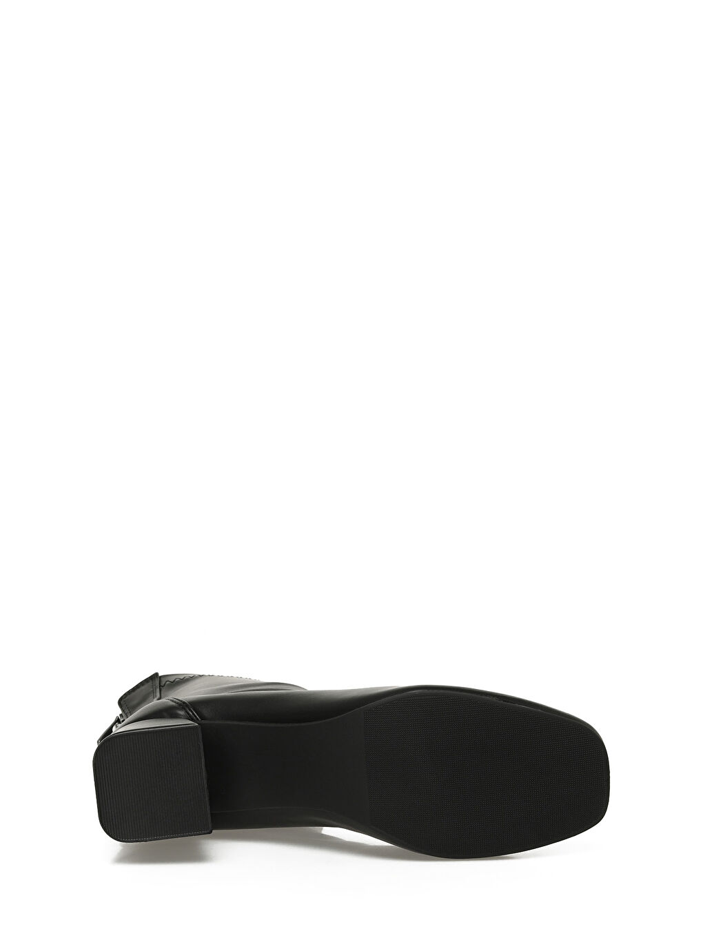 24K-643 5PR Siyah Kadın Streç Topuklu Bot-5