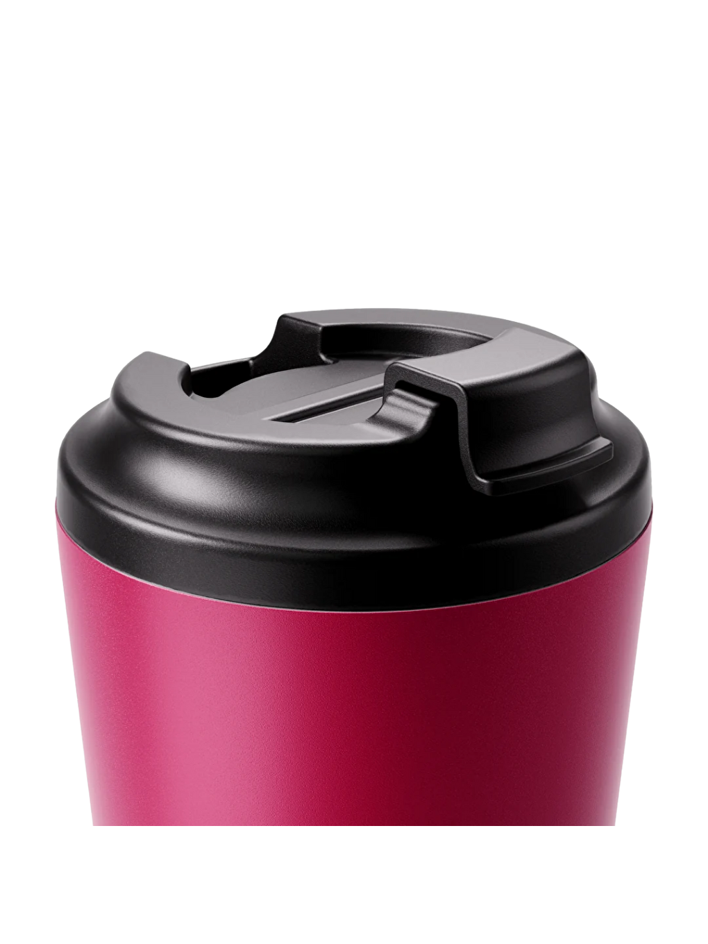 Kırmızı Camino İçi Seramik Çelik Kahve Bardağı Yalıtımlı Termal Kupa Mug 340 Ml-2