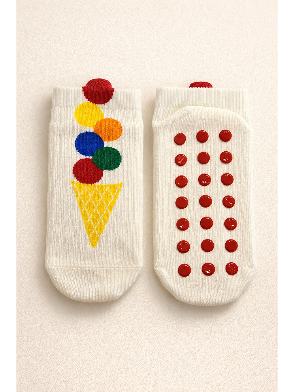 Karışık Çocuk Happy Day 2'Li Step Çorap-2