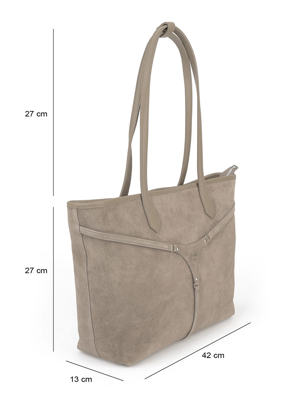 Bej Kadın Hakiki Deri Omuz ve El Çantası 153979Z5018 Kum-1