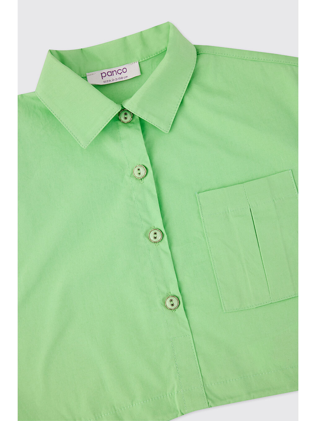 Kız Bebek Yeşil Gömlek-2