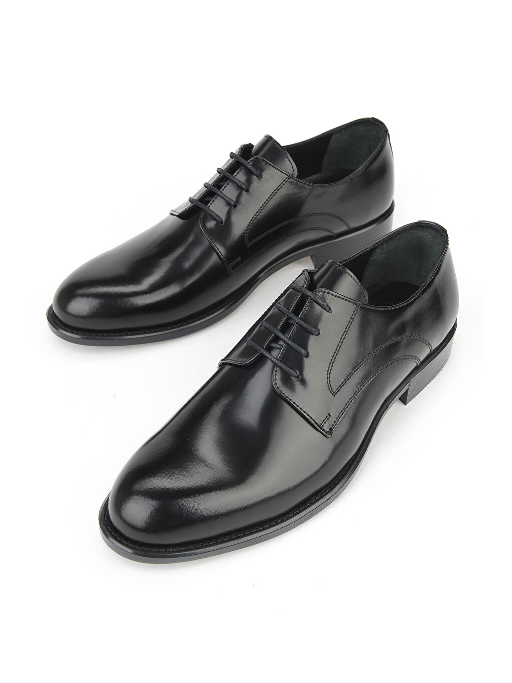 Erkek Hakiki Deri Ayakkabı 15350Z0239 Siyah-4