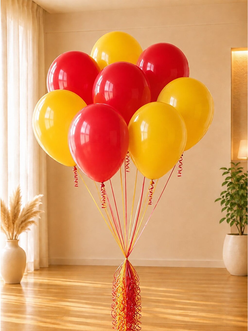 Karışık Sarı Kırmızı Balon 10'lu 12”