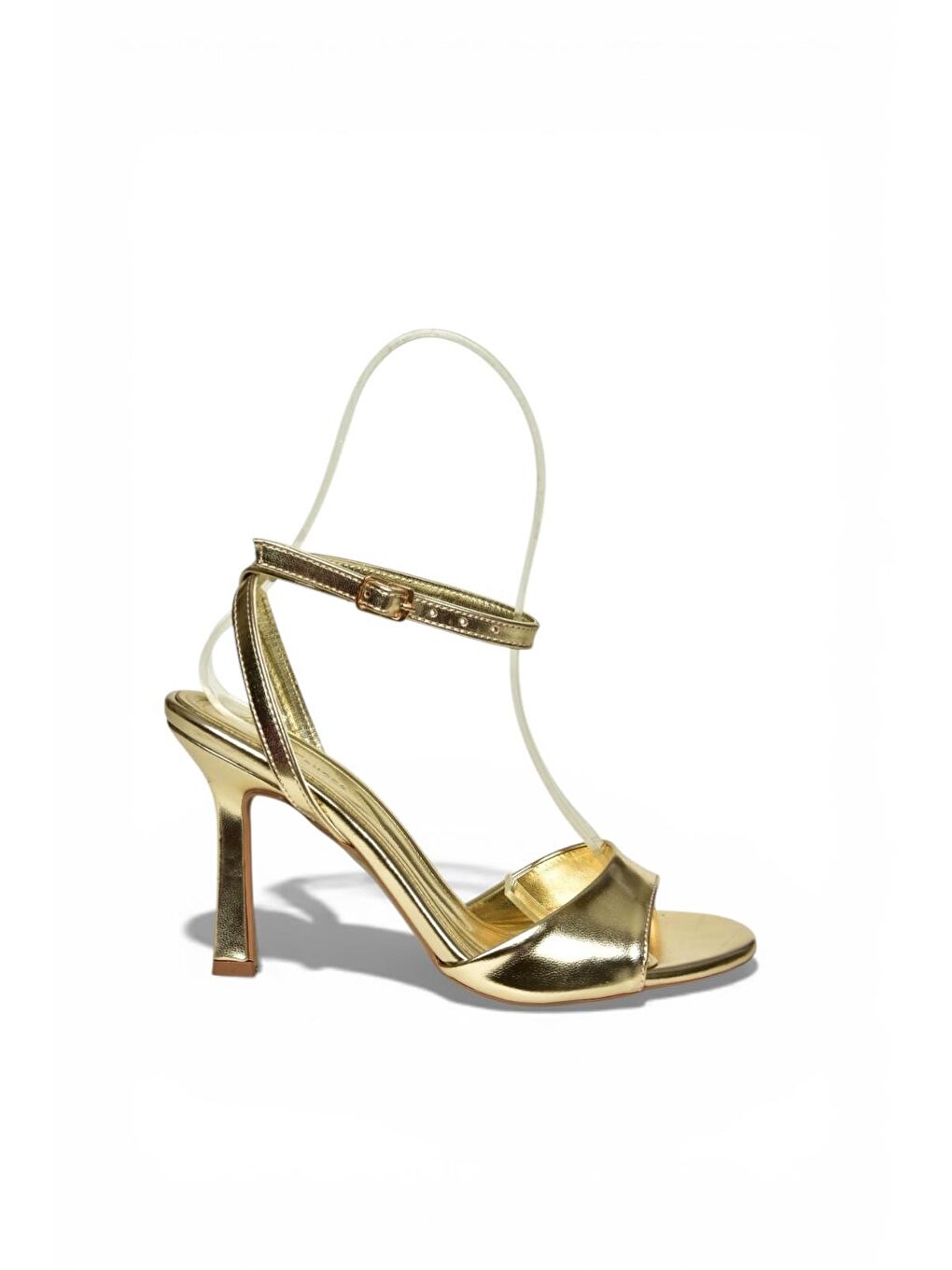 Sarı Altın Kadın Topuklu Ayakkabı Y997264609-5