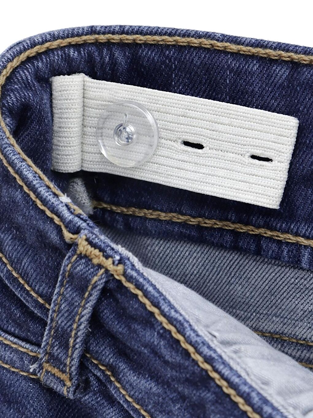 Girls Püsküllü 2-5 Yaş Pantolon Jean - Mavi 4-5 Yaş-2