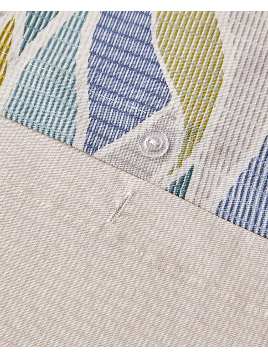 Modern Braid Kolay Ütülenir Çift Kişilik Nevresim Takımı 200x220 cm Yeşil-Mavi-6