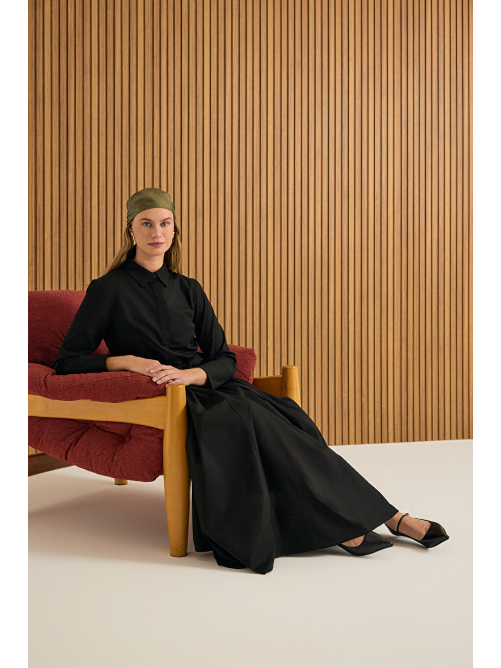 Sarı Burgulu Halka Metal Eşarp Yüzüğü-2