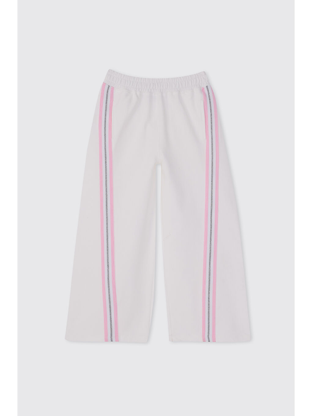 Kız Çocuk Beyaz Eşofman Altı