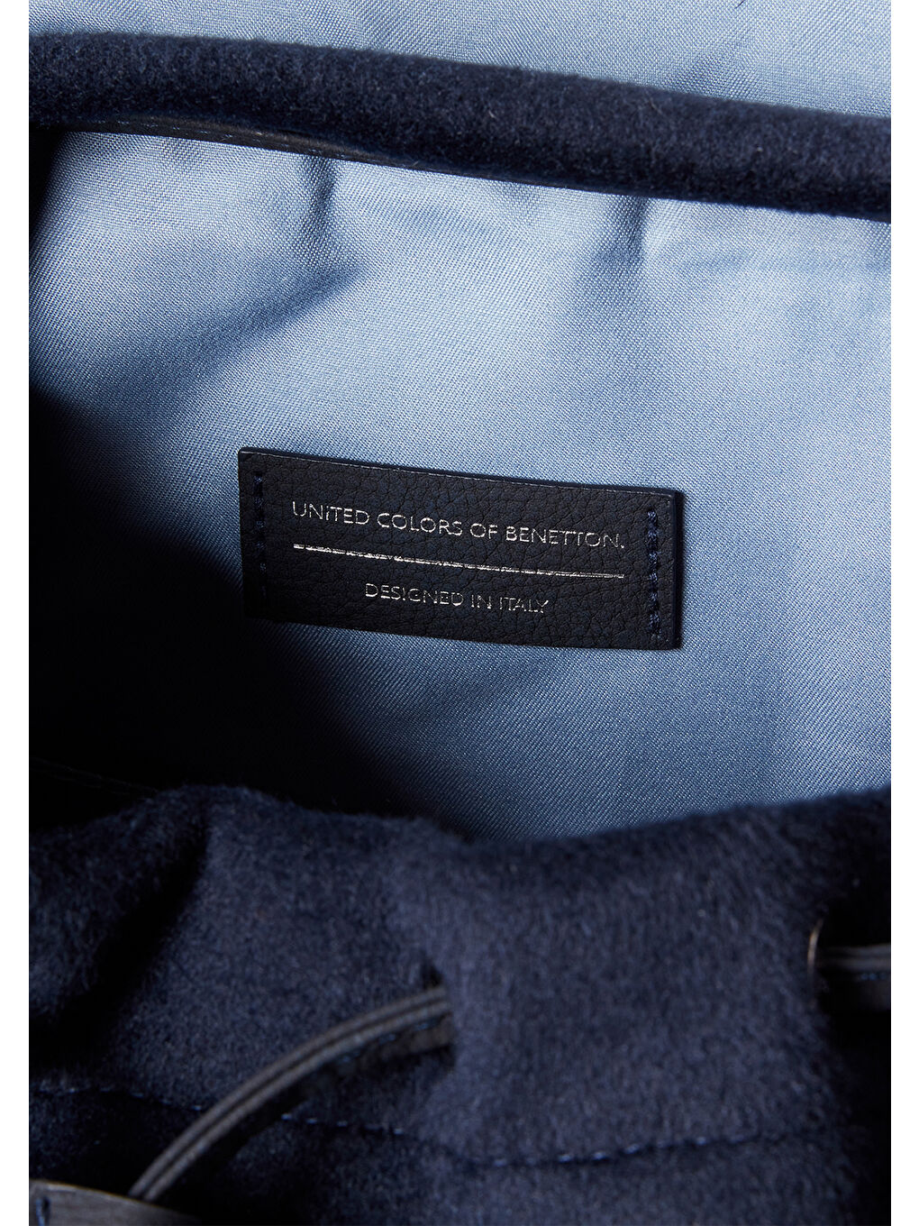 Erkek Lacivert Logo Detaylı Çok Cepli Sırt Çantası-2