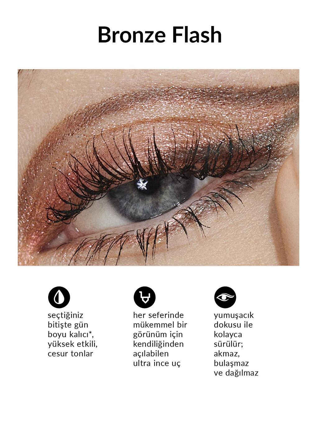 Glimmerstick Asansörlü Kromatik Göz Kalemi Bronze Flash-2