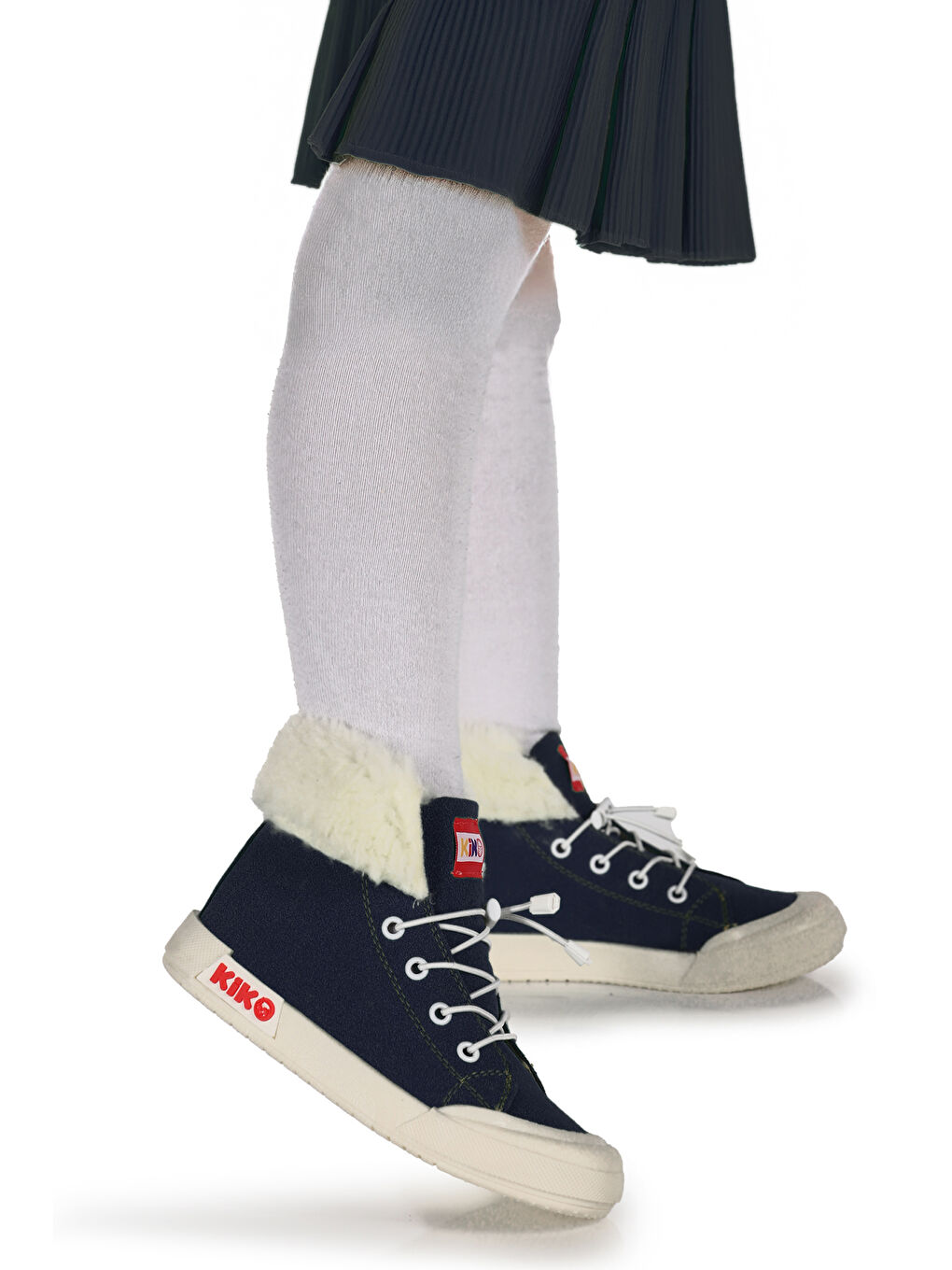 Lacivert Tigge Günlük Lastikli Kız Çocuk Bot Ayakkabı-2