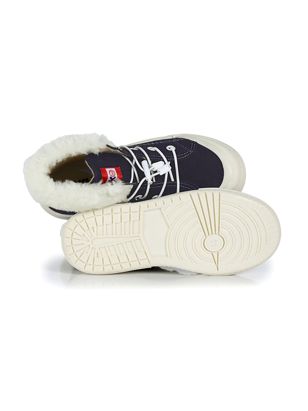 Lacivert Tigge Günlük Lastikli Kız Çocuk Bot Ayakkabı-4