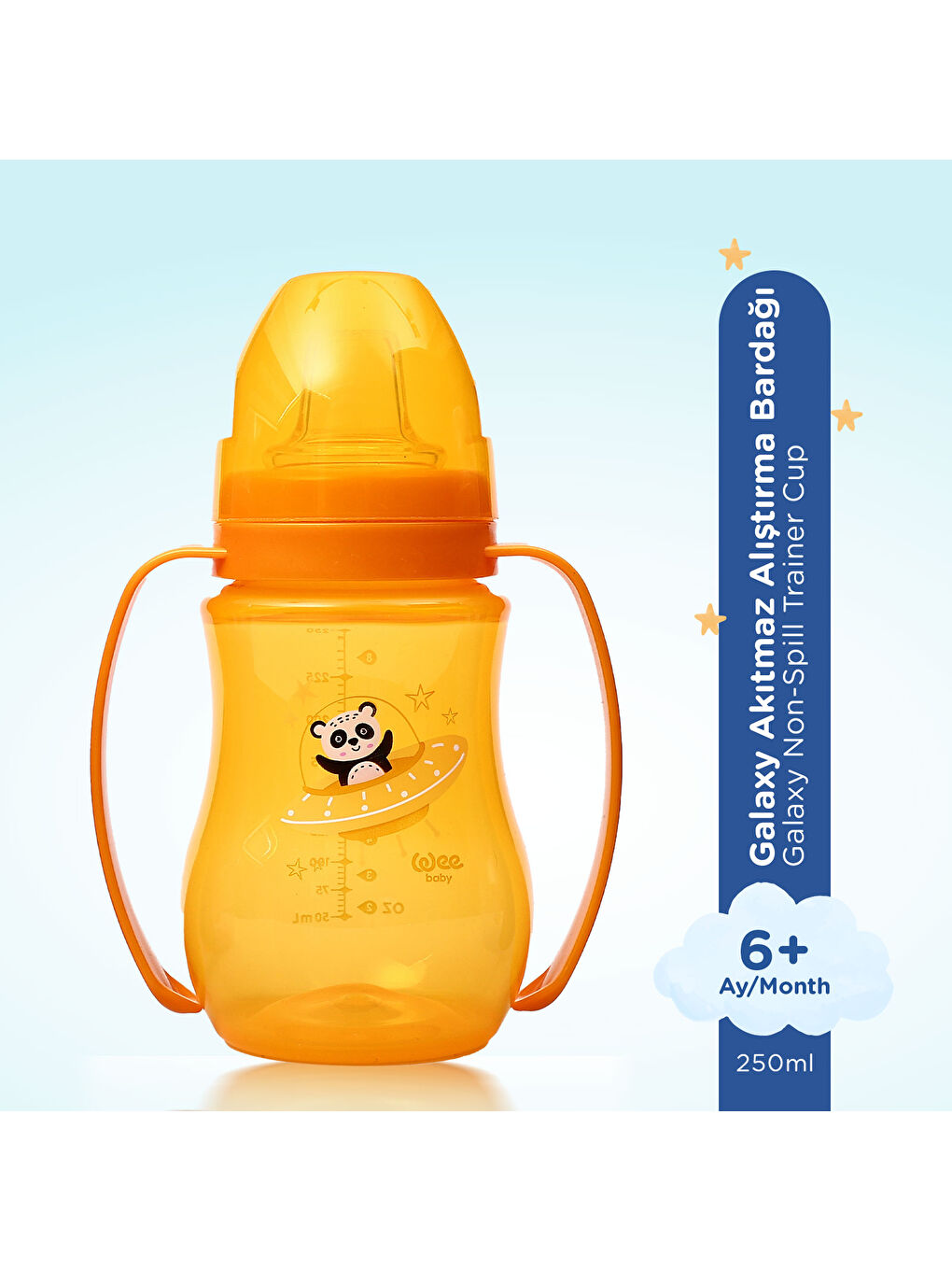 Galaxy Bardak 250 ml - TURUNCU