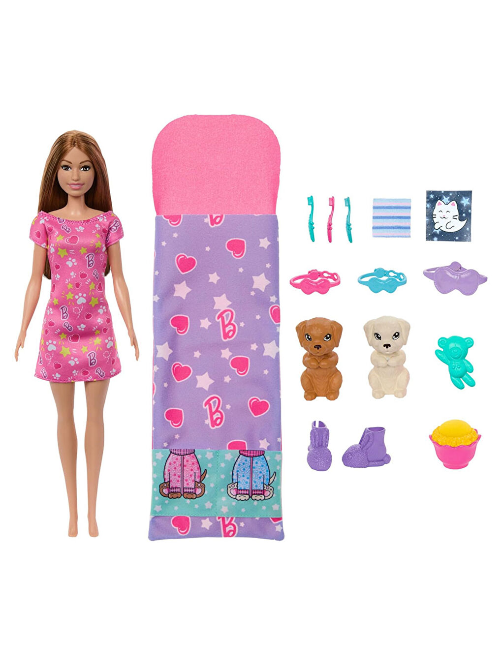 Barbie ve Köpekçikleri Pijama Partisi HXN01-5