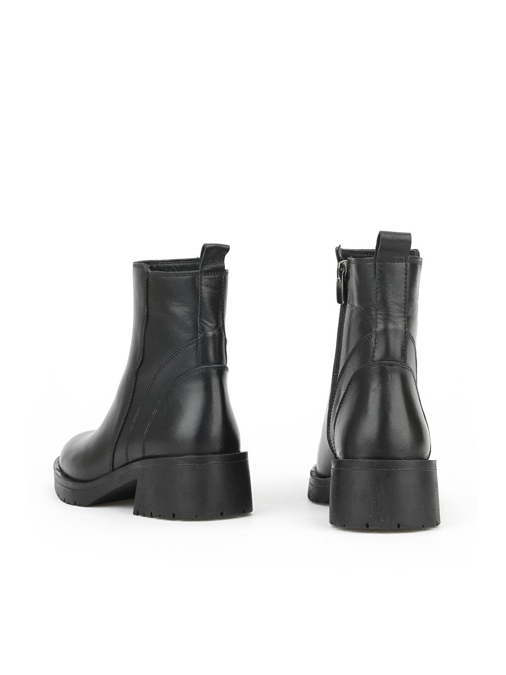 Kadın Hakiki Deri Bot 153359Z622 Siyah-2