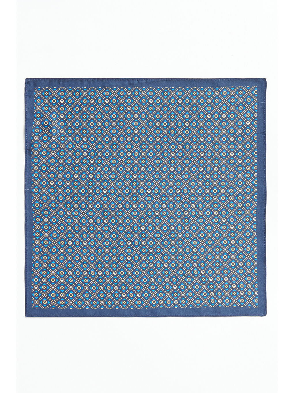 Erkek Lacivert-Hardal Desenli Mendil-2