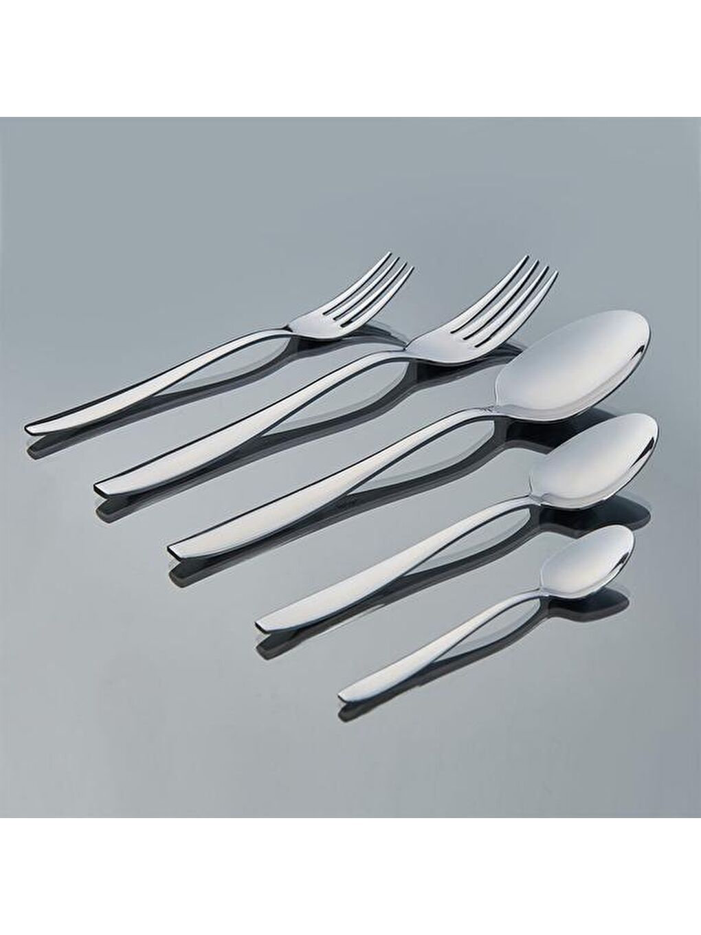 Gri Sahra 30 Parça Çatal Kaşık Seti-7