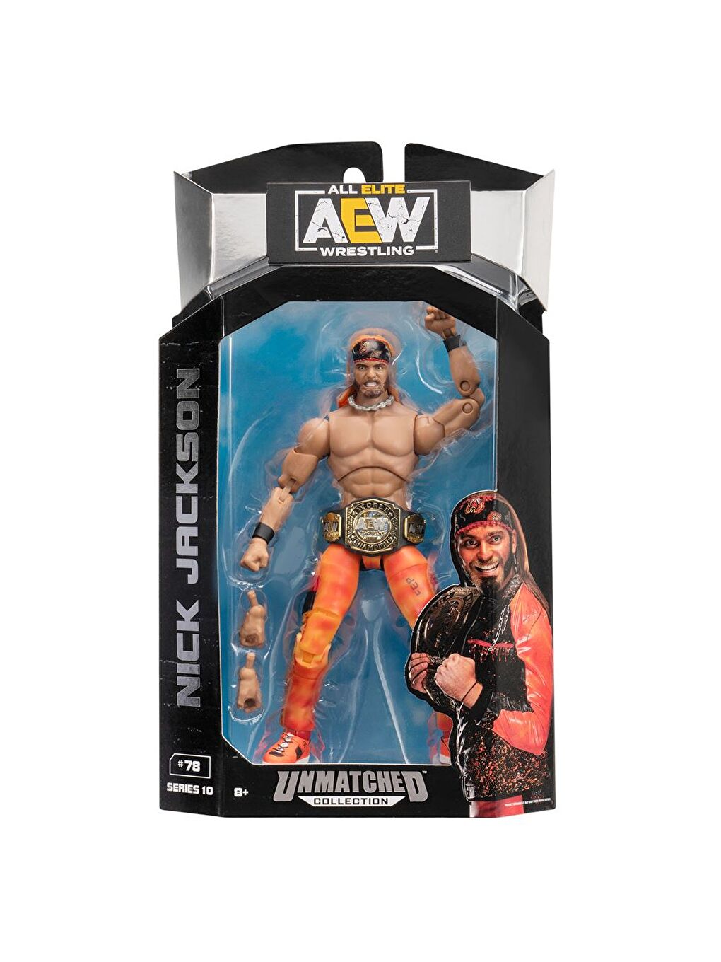 AEW Karakterleri Model Aksiyon Figürler S10 Nick Jackson 78-4