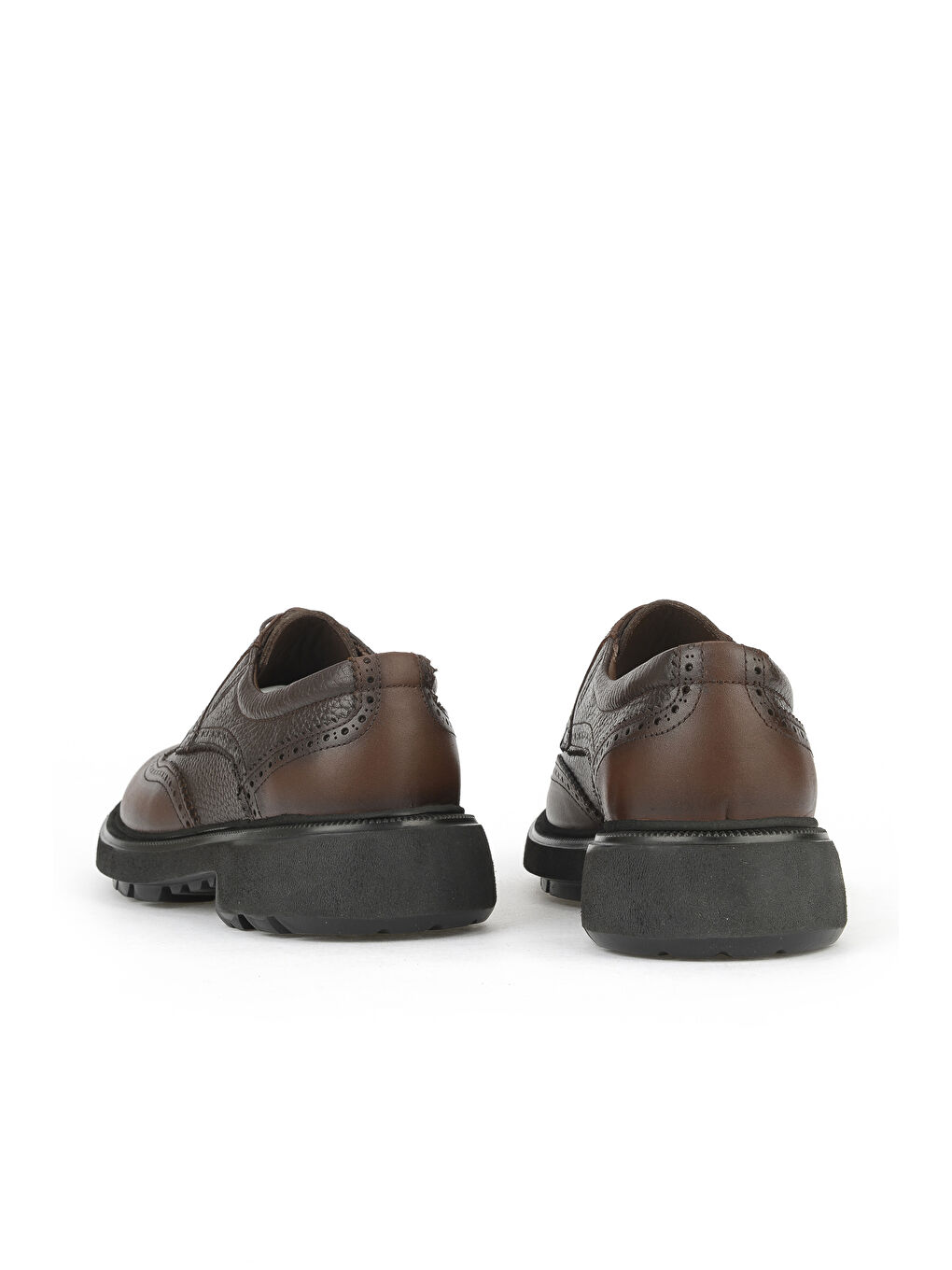 Kahverengi Erkek Hakiki Deri Ayakkabı 1531007Z4205 Kahve-2