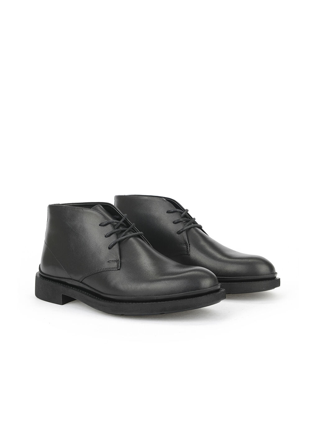 Erkek Hakiki Deri Bot 153986Z4065 Siyah-1