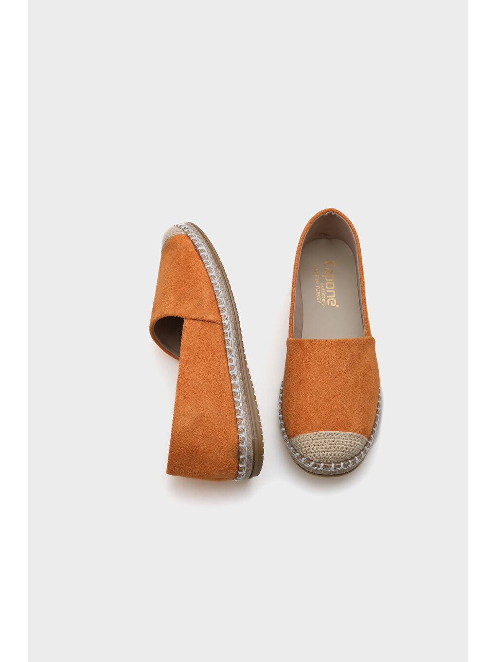 Turuncu Pasarella Kadın Espadril-5