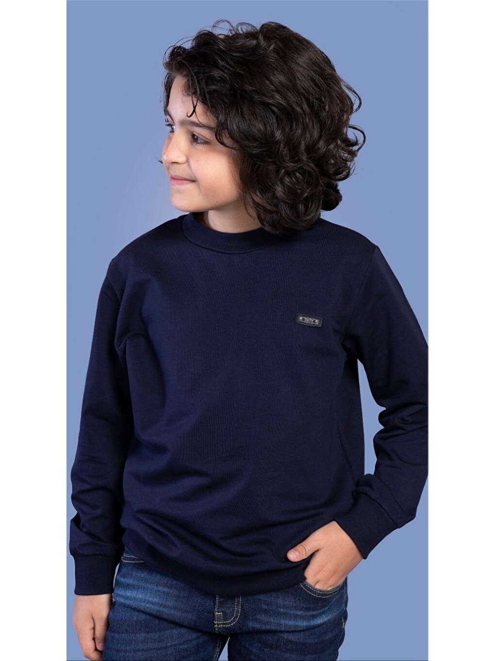 Lacivert Erkek Çocuk Sweatshirt