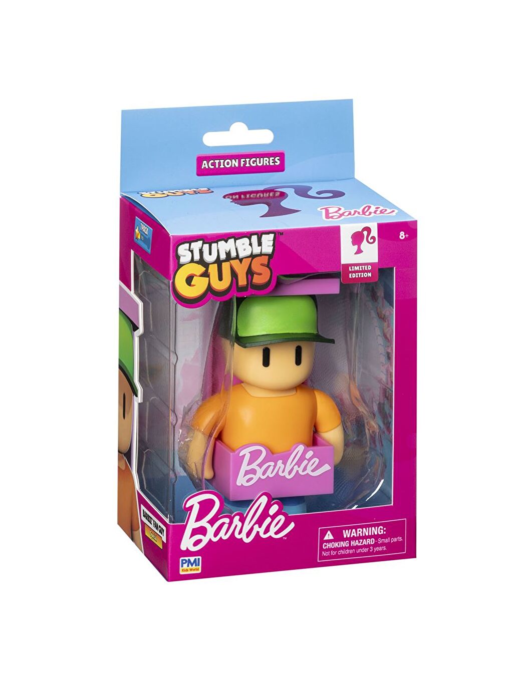 Stumble Guys Barbie Aksiyon Figürü SGB6010 - Barbie Fan Guy-3