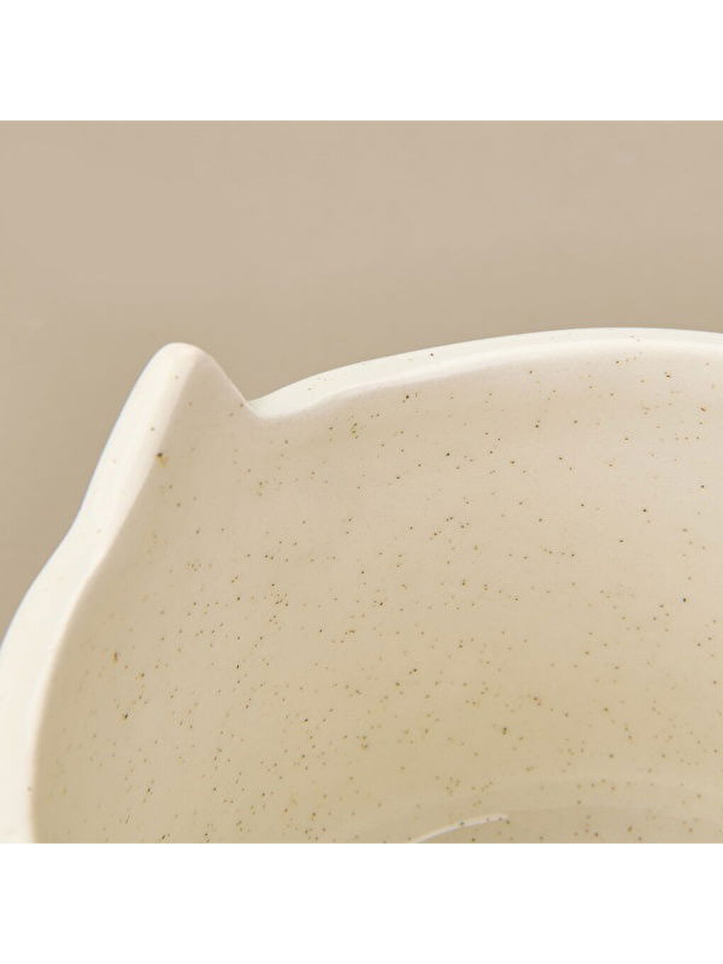 Ayaklı Seramik Saksı - Beyaz - 14x14x15,5 cm-3