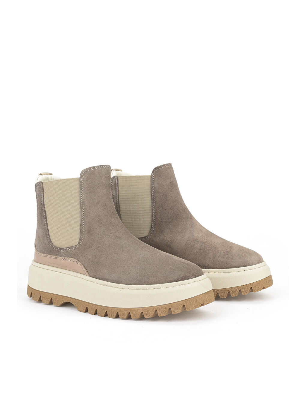 Bej Kadın Hakiki Deri Bot 1531020Z194022 Vizon-1