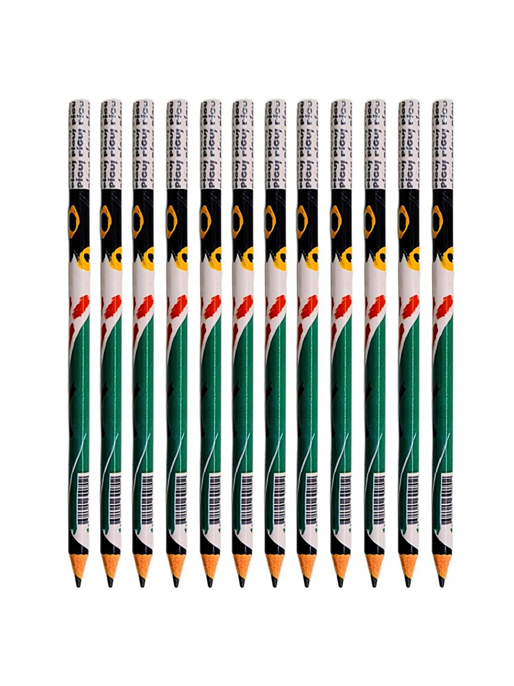 Pigui XOX Desenli Kurşun Kalem 12 Adet