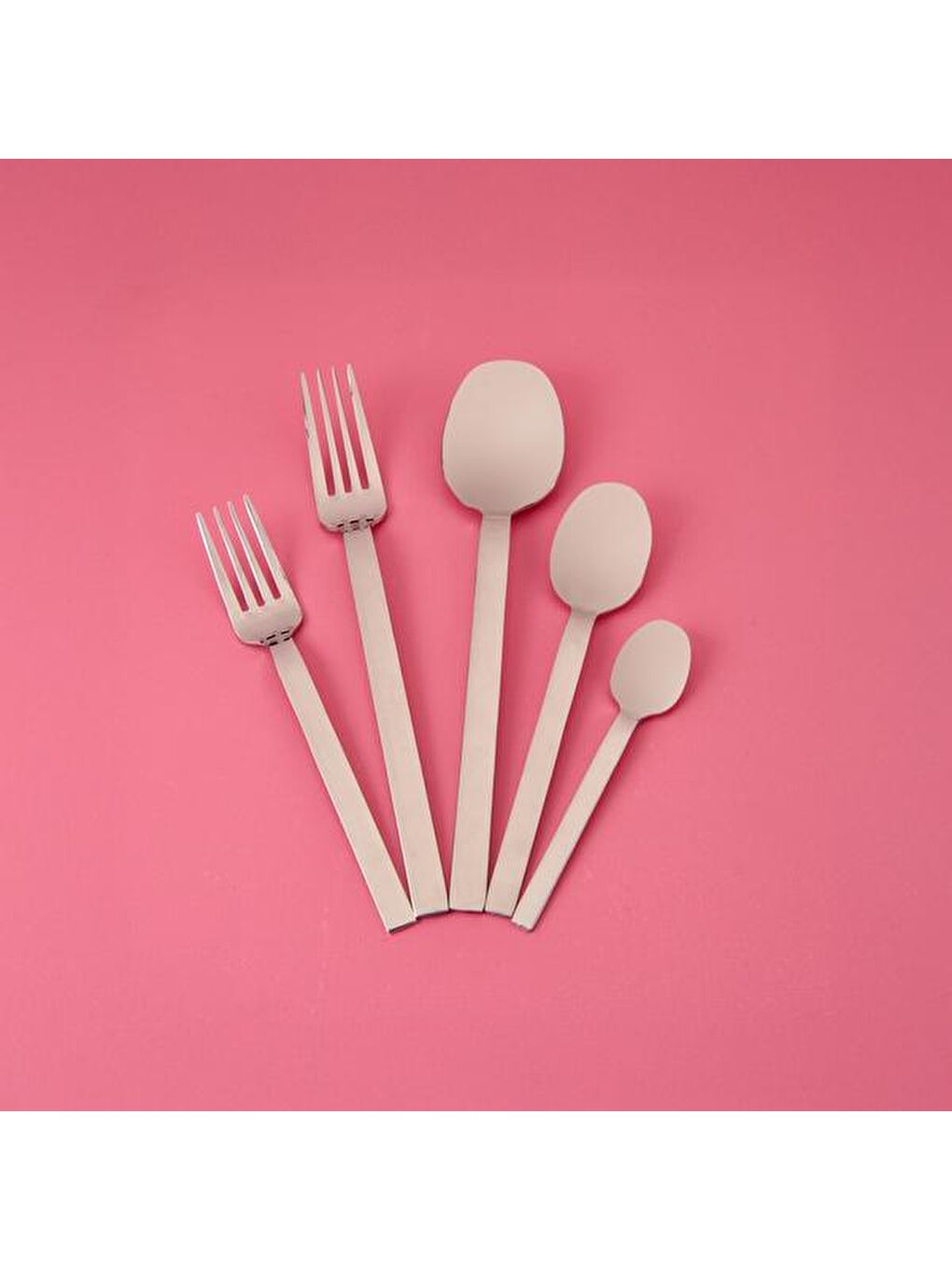 Bender 30 Parça Çatal Kaşık Takımı - Gri-1