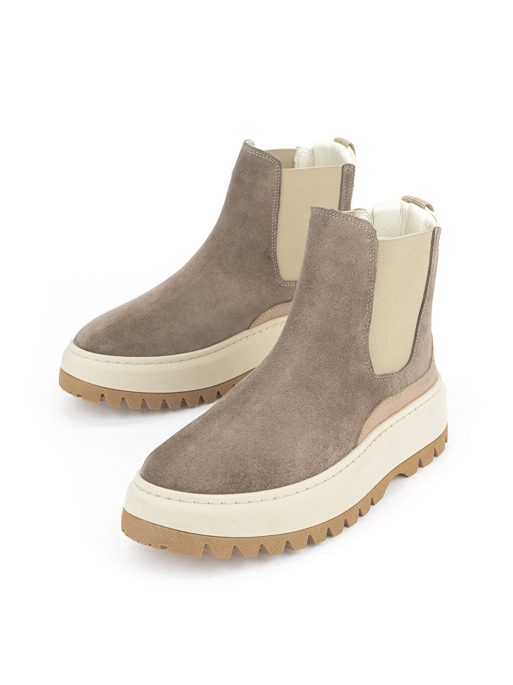 Bej Kadın Hakiki Deri Bot 1531020Z194022 Vizon-4