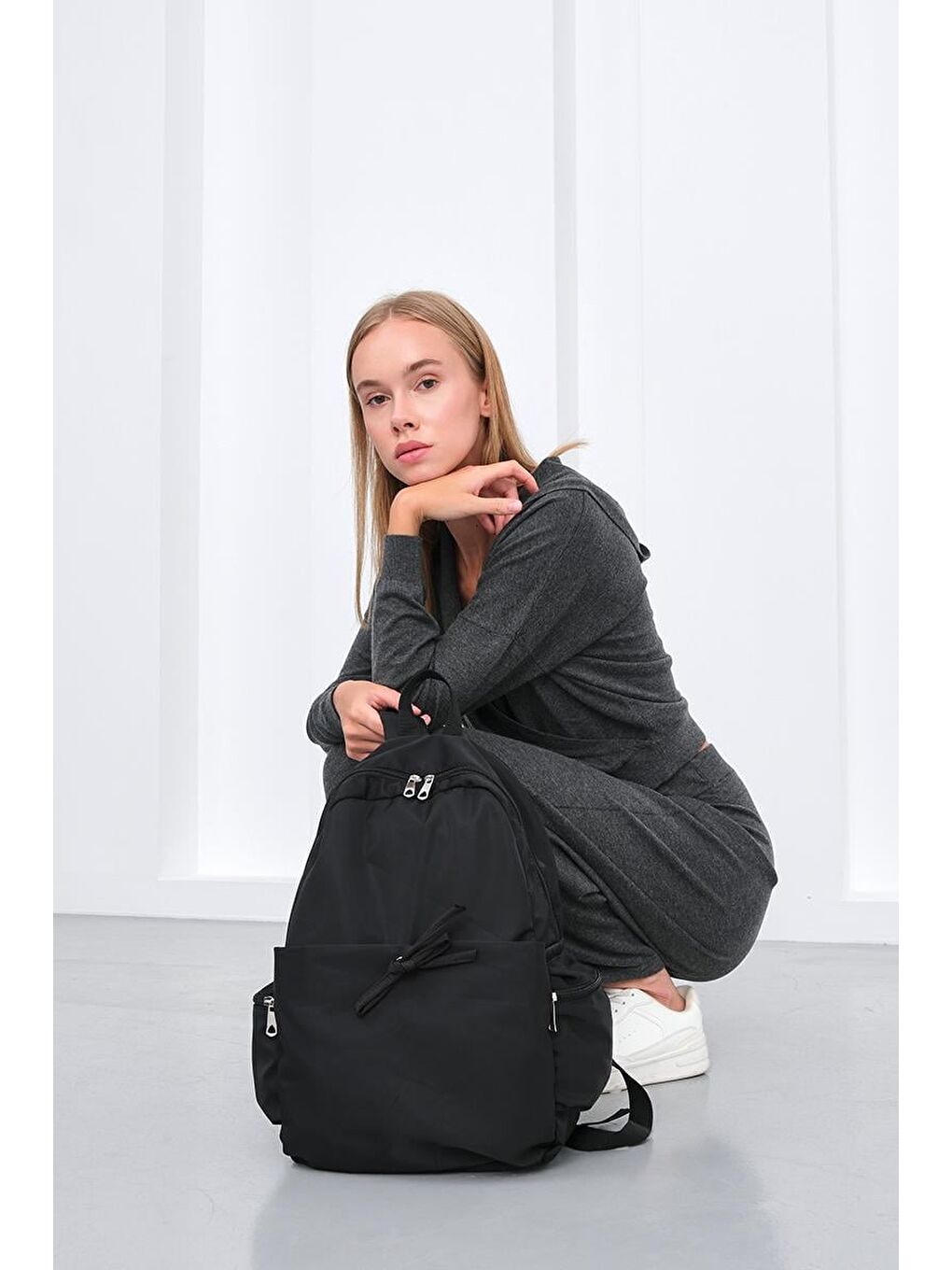 Cavie Sırt Çantası Siyah-5