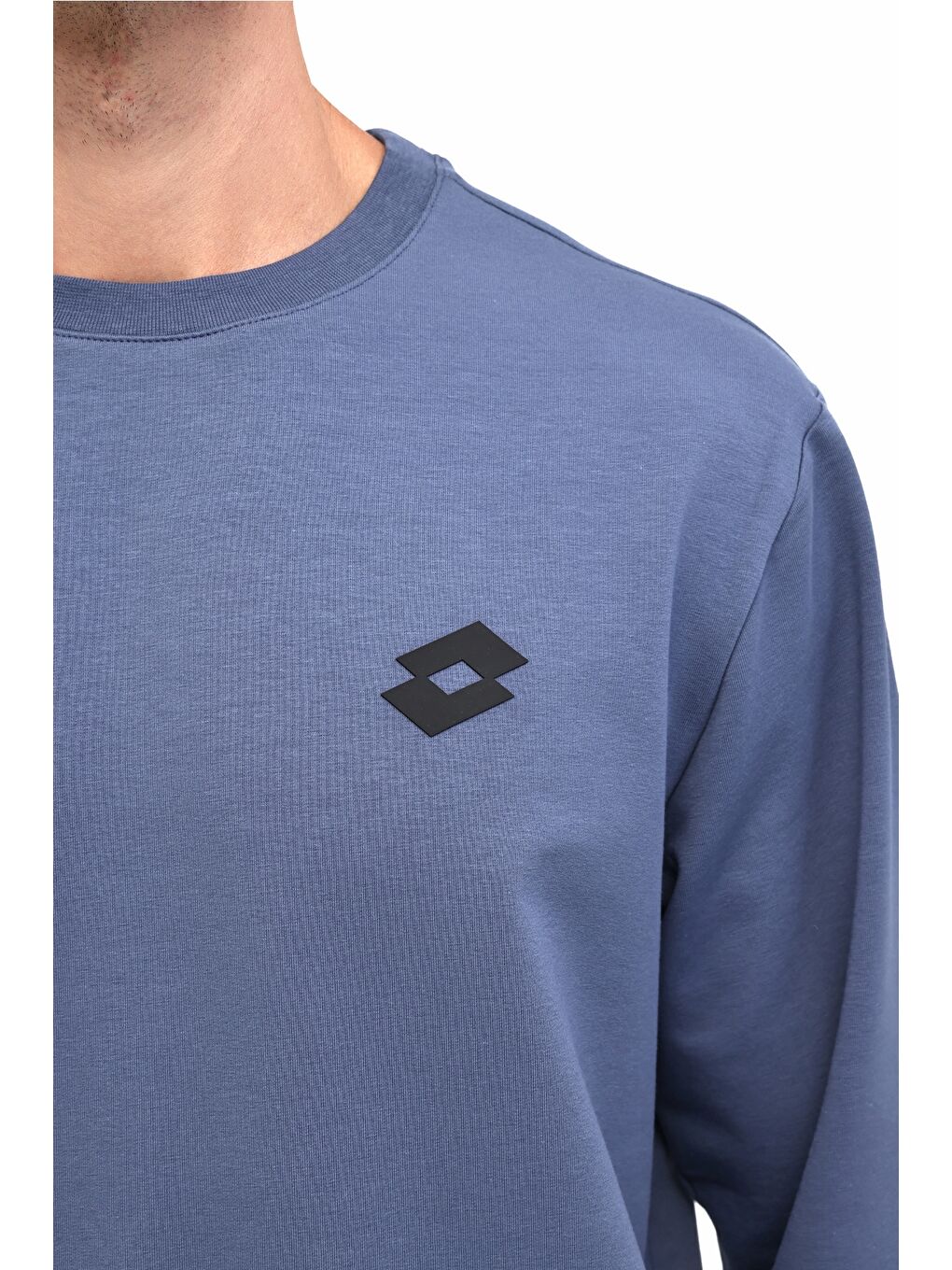 M-WATTS CNECK 5PR Mavi Erkek Sweatshirt-3