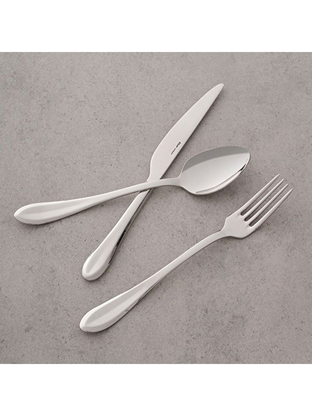 Gri Toscana 36 Parça Çatal Kaşık Bıçak Seti - Inox-1
