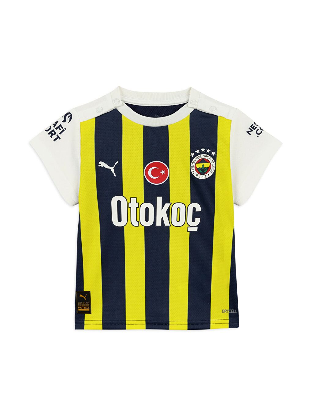 Mavi Fenerbahçe S.K. 23/24 Bebek İç Saha Forma Seti-4