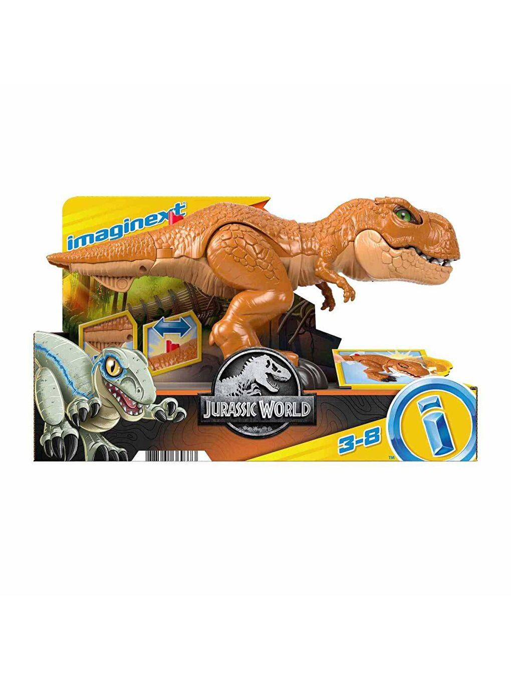 Imaginext Renksiz Jurassic World T-Rex Aksiyonu HFC04 - 2